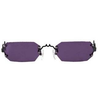 Purple Gothic Vampire Sunglasses