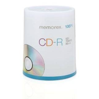 Memorex 700MB/80 Minute 52x CD R Media (100 Pack Spindle)