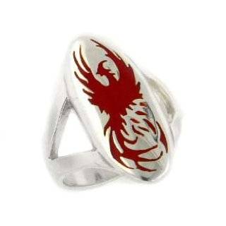  Phoenix Bird Firebird Pewter Bracelet Jewelry