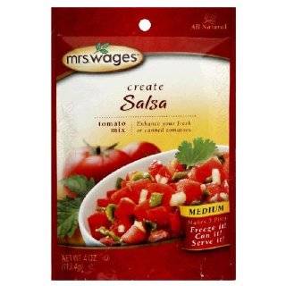 Mrs. Wages Salsa Mix, 4 Ounce Packages (Pack of 12)