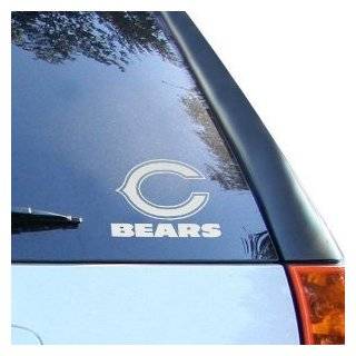  NFL Chicago Bears 8x8 White Logo Decal