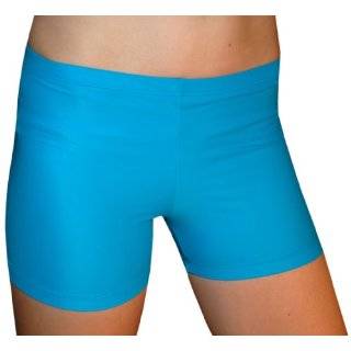  Juniors/Womens Spandex Shorts, 3 Inch Inseam, Groovy Print: Clothing