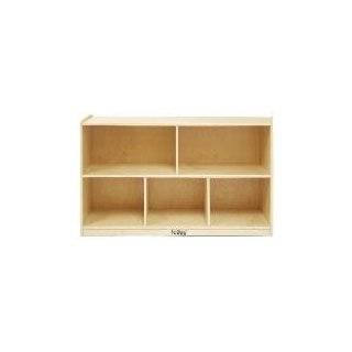 Kids Low Wooden Storage Cabinet/Shelves for Classroom, School with 5 