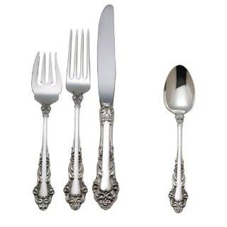 Reed & Barton 18th Century Sterling Silver 4 Piece Flatware Place Set 
